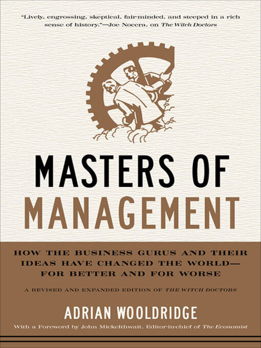 Title details for Masters of Management by Adrian Wooldridge - Wait list